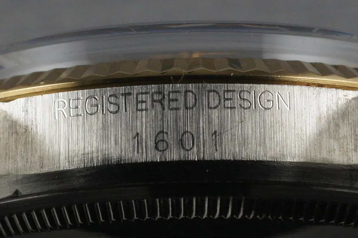 1972 Rolex Two Tone DateJust 1601 with Dark Gray Dial