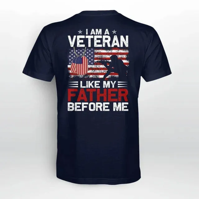 4FunGift® I Am A Veteran T-shirt