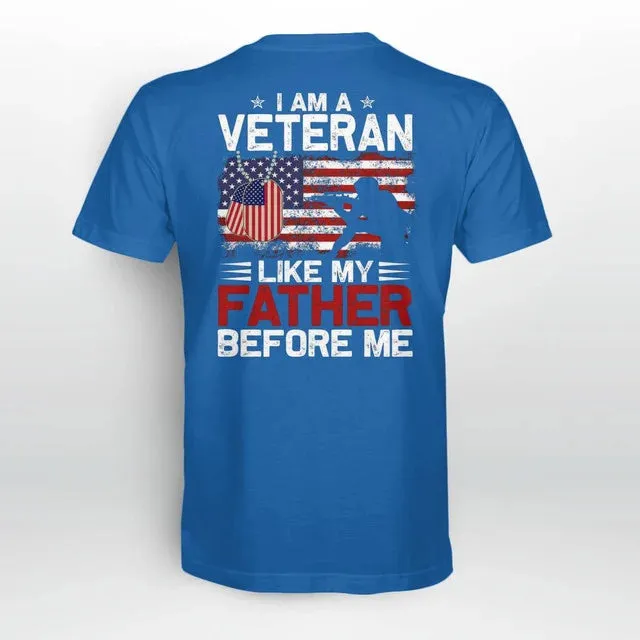 4FunGift® I Am A Veteran T-shirt