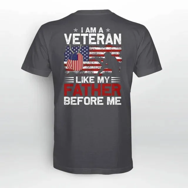 4FunGift® I Am A Veteran T-shirt