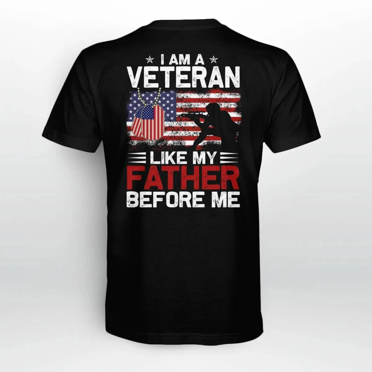 4FunGift® I Am A Veteran T-shirt