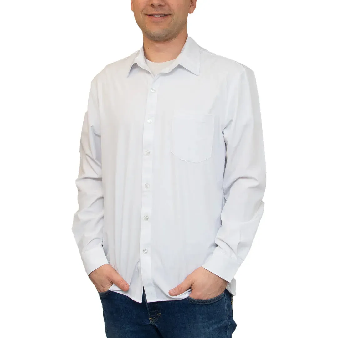 All American Clothing Co. - Men's Long Sleeve Dress Shirt with Pocket