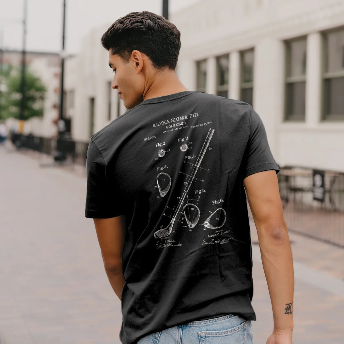 Alpha Sig Comfort Colors Club Components Short Sleeve Tee