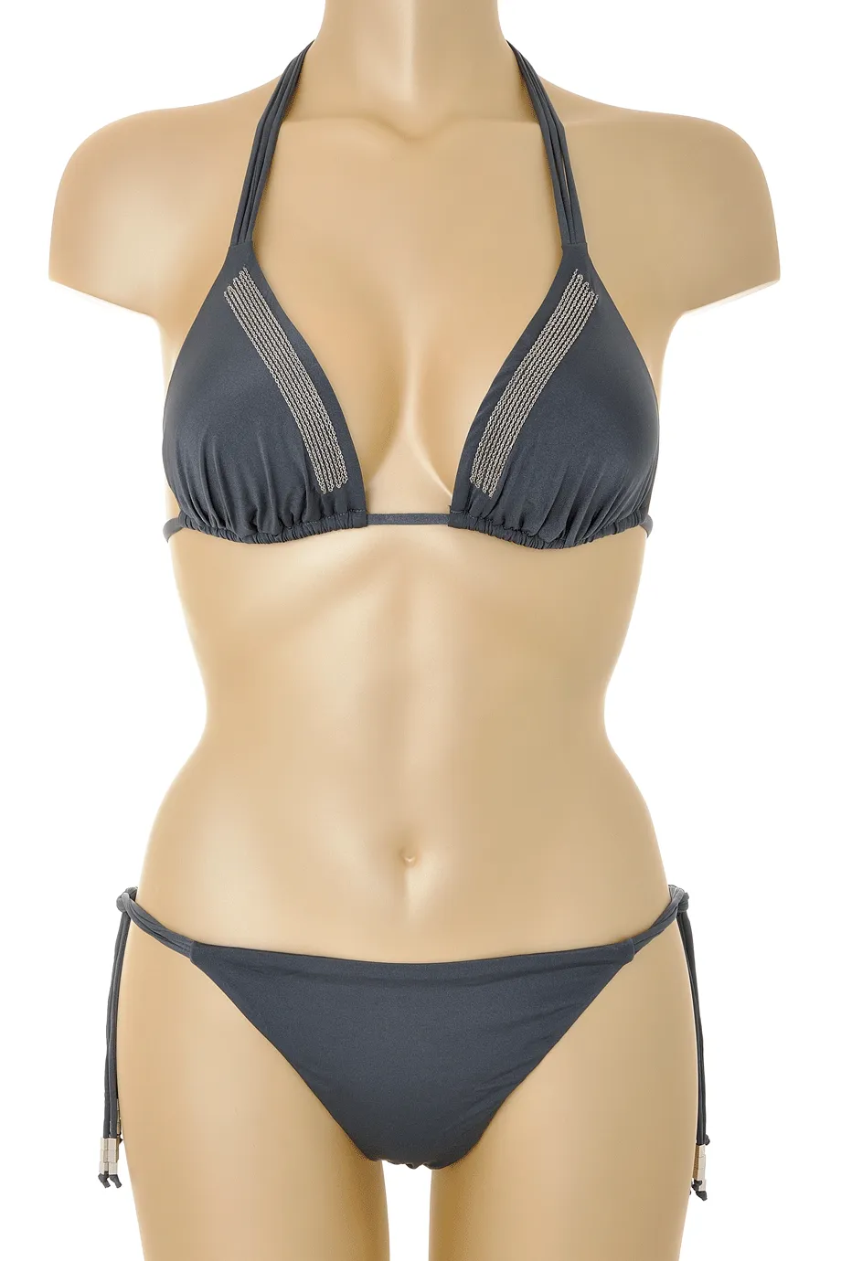 ANDROMEDA Gray Triangle Bikini