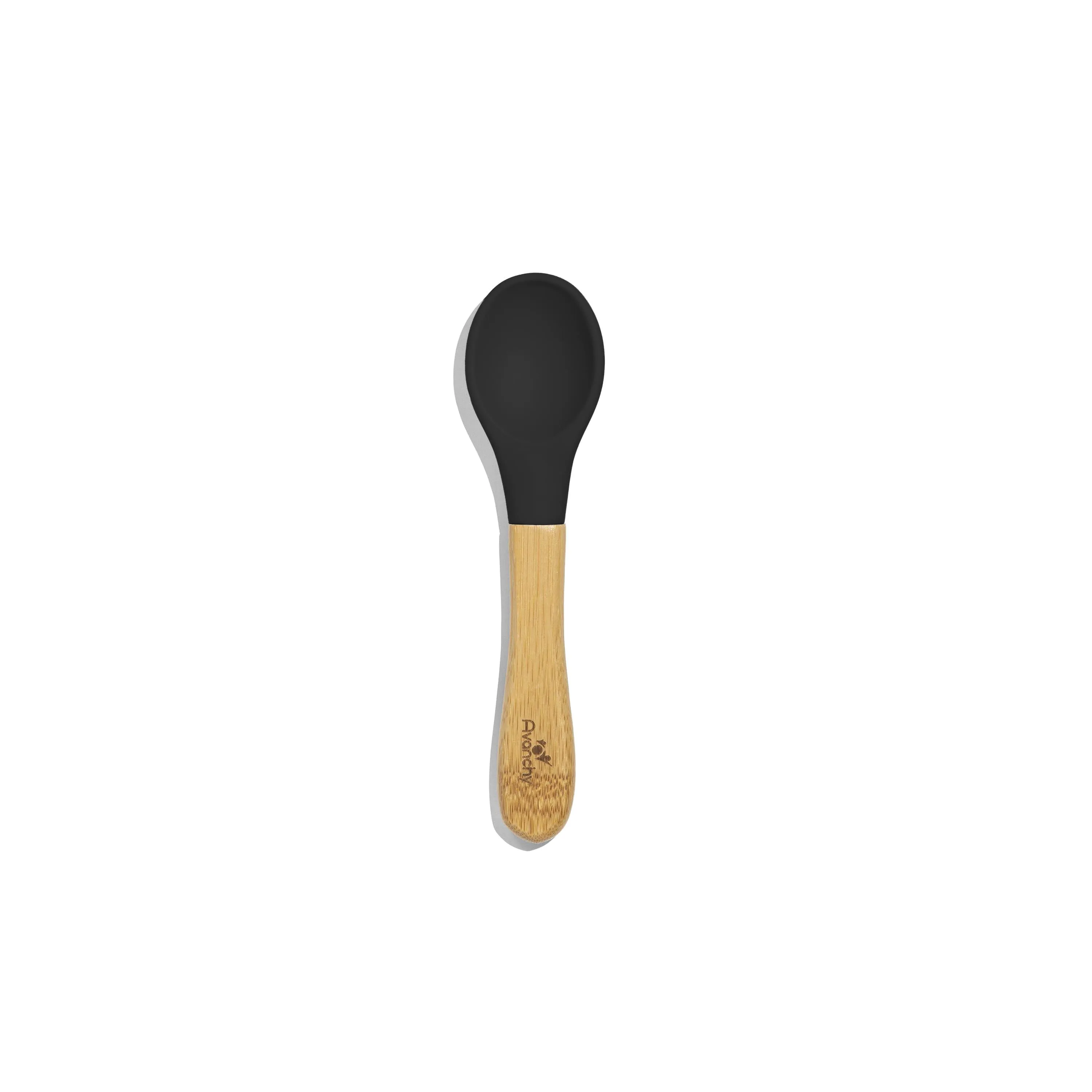 Baby Spoon Regular Scoop | Bamboo & Silicone
