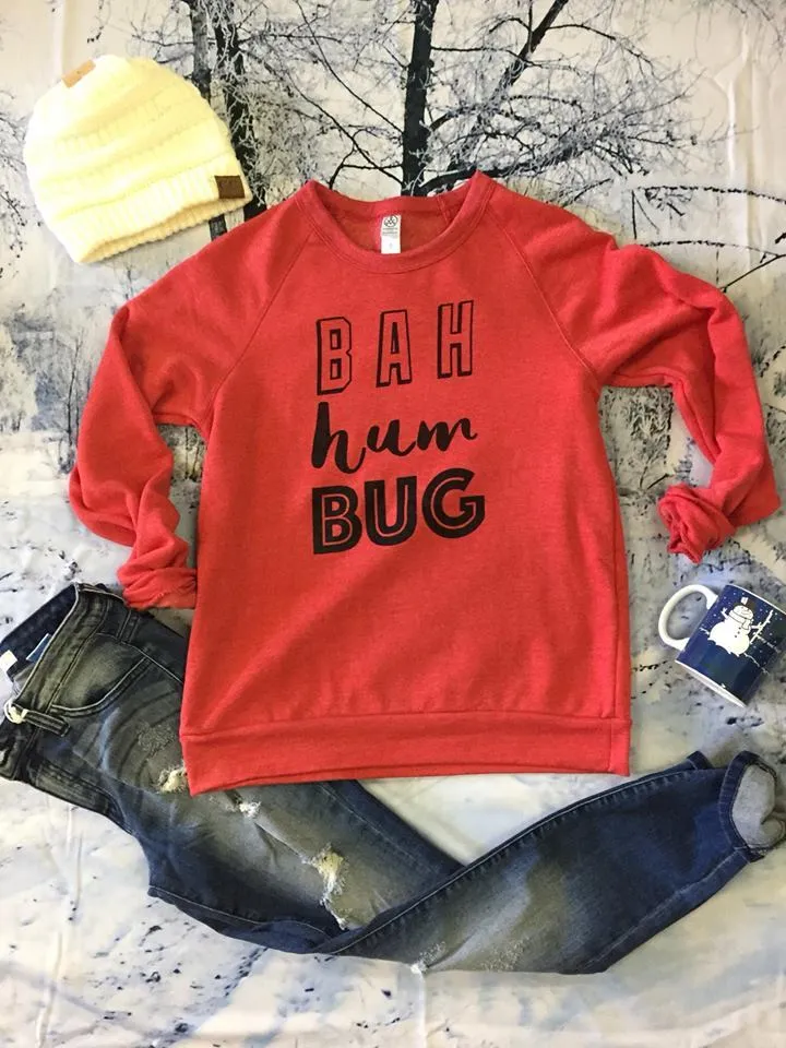 Bah Humbug Vintage Sweater - Red*