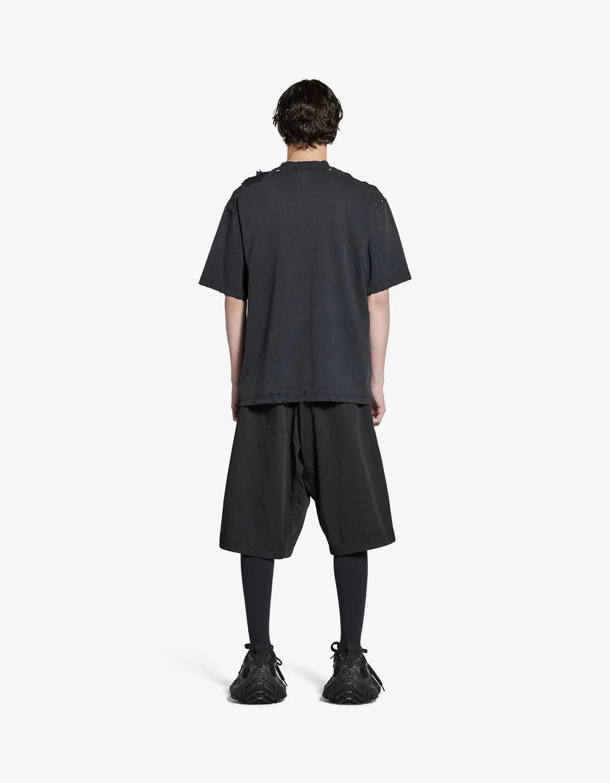 Balenciaga Black Paris Liberty Medium Fit T-Shirt