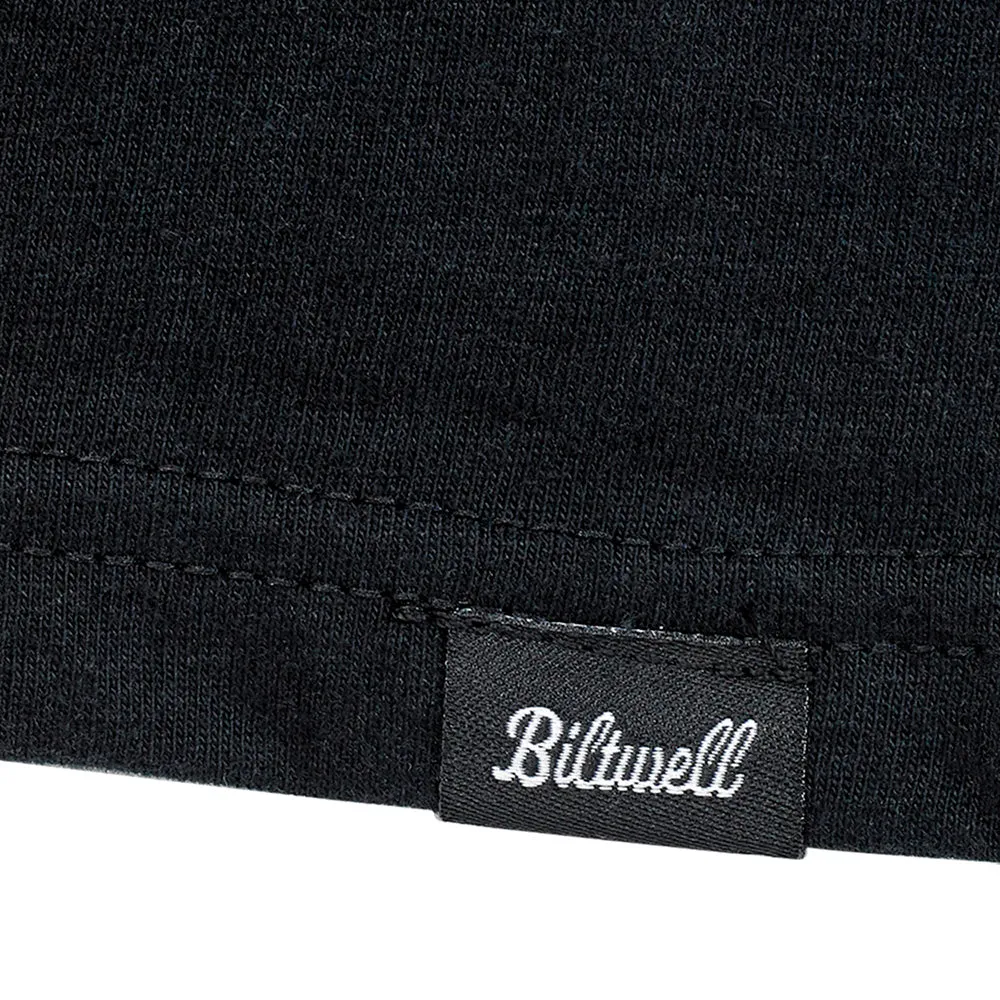 BILTWELL T-SHIRT [SCRIPT GREY BLACK]