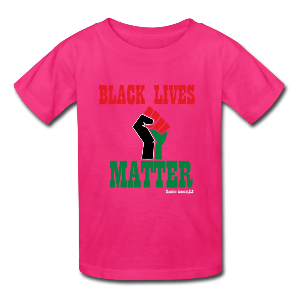 Black Lives Matter Pan African RBG Kids' T-Shirt