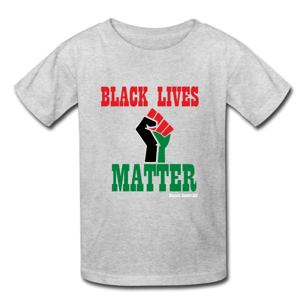 Black Lives Matter Pan African RBG Kids' T-Shirt