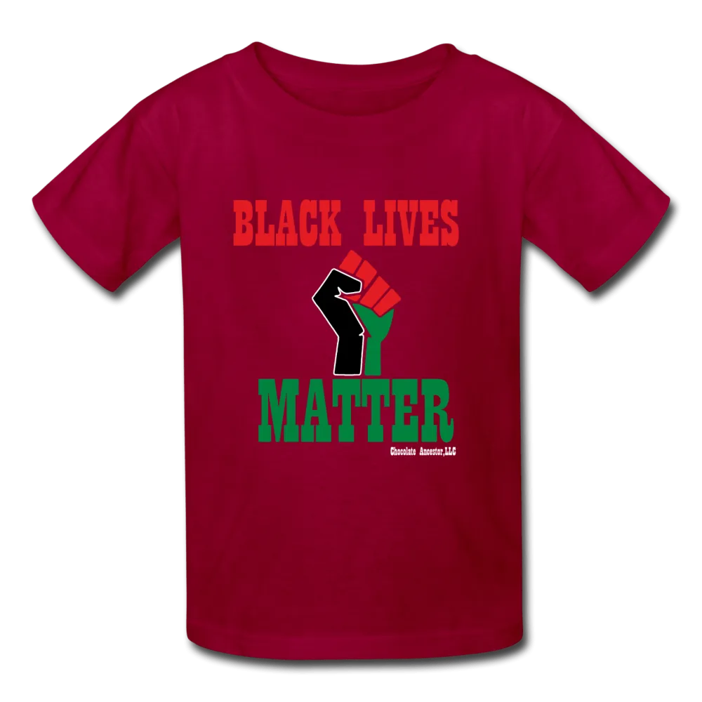 Black Lives Matter Pan African RBG Kids' T-Shirt
