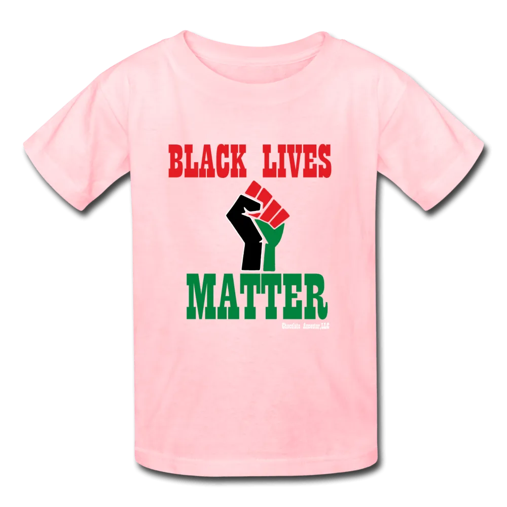 Black Lives Matter Pan African RBG Kids' T-Shirt