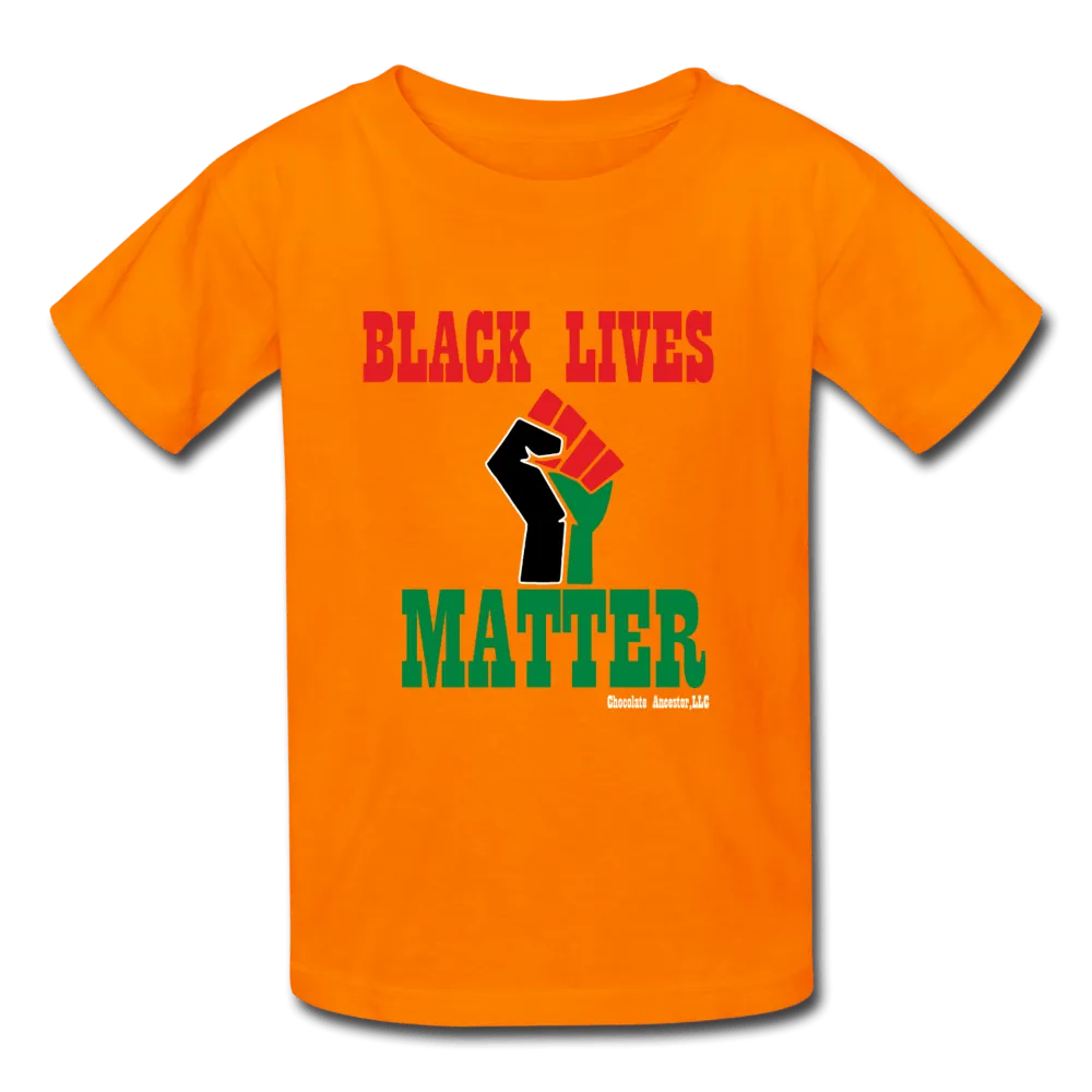 Black Lives Matter Pan African RBG Kids' T-Shirt