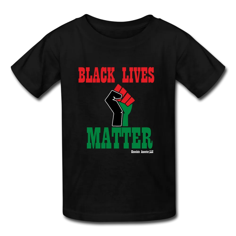 Black Lives Matter Pan African RBG Kids' T-Shirt
