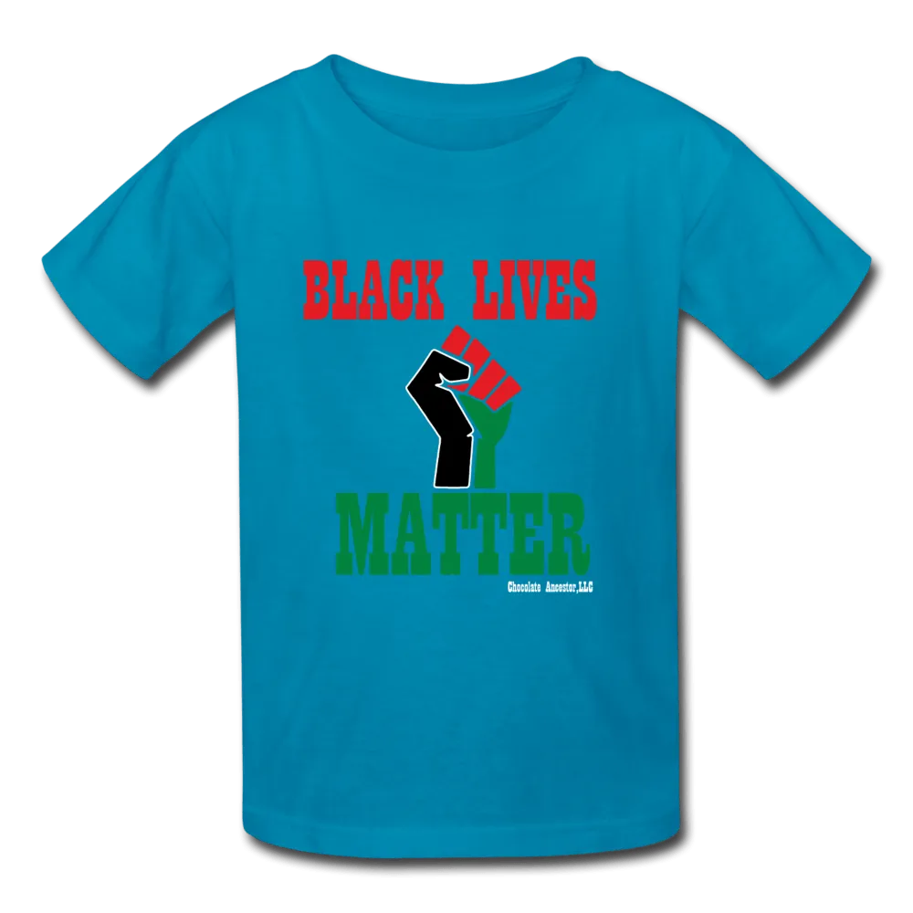 Black Lives Matter Pan African RBG Kids' T-Shirt