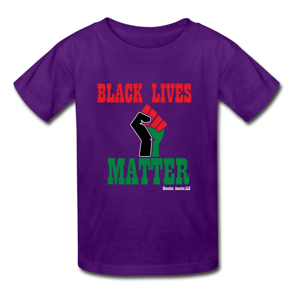 Black Lives Matter Pan African RBG Kids' T-Shirt