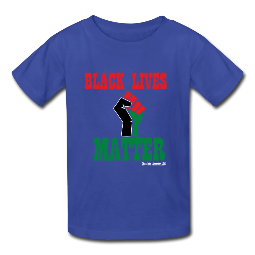 Black Lives Matter Pan African RBG Kids' T-Shirt