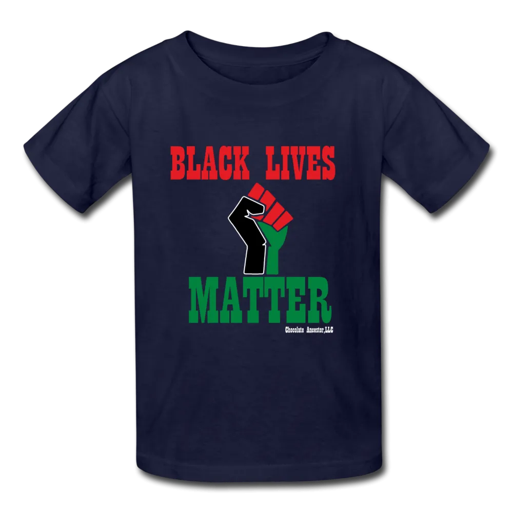 Black Lives Matter Pan African RBG Kids' T-Shirt