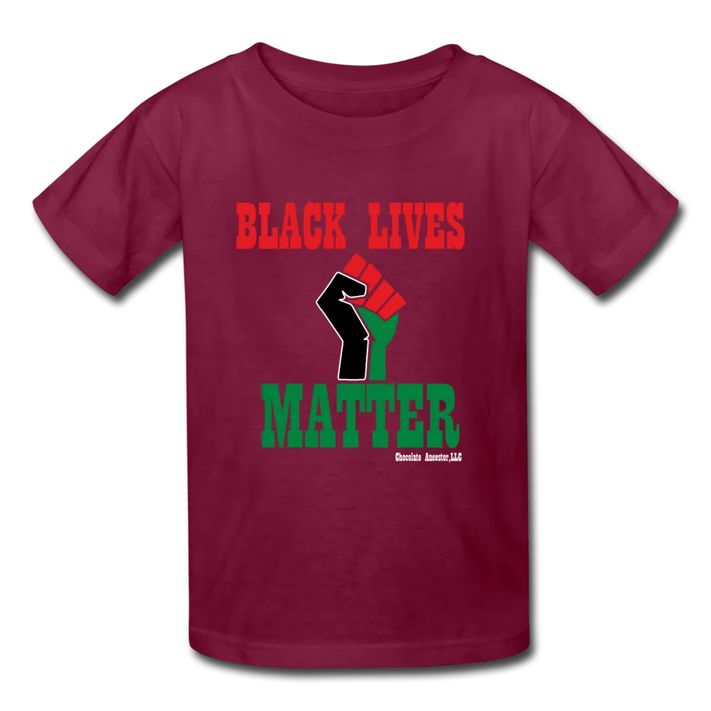 Black Lives Matter Pan African RBG Kids' T-Shirt