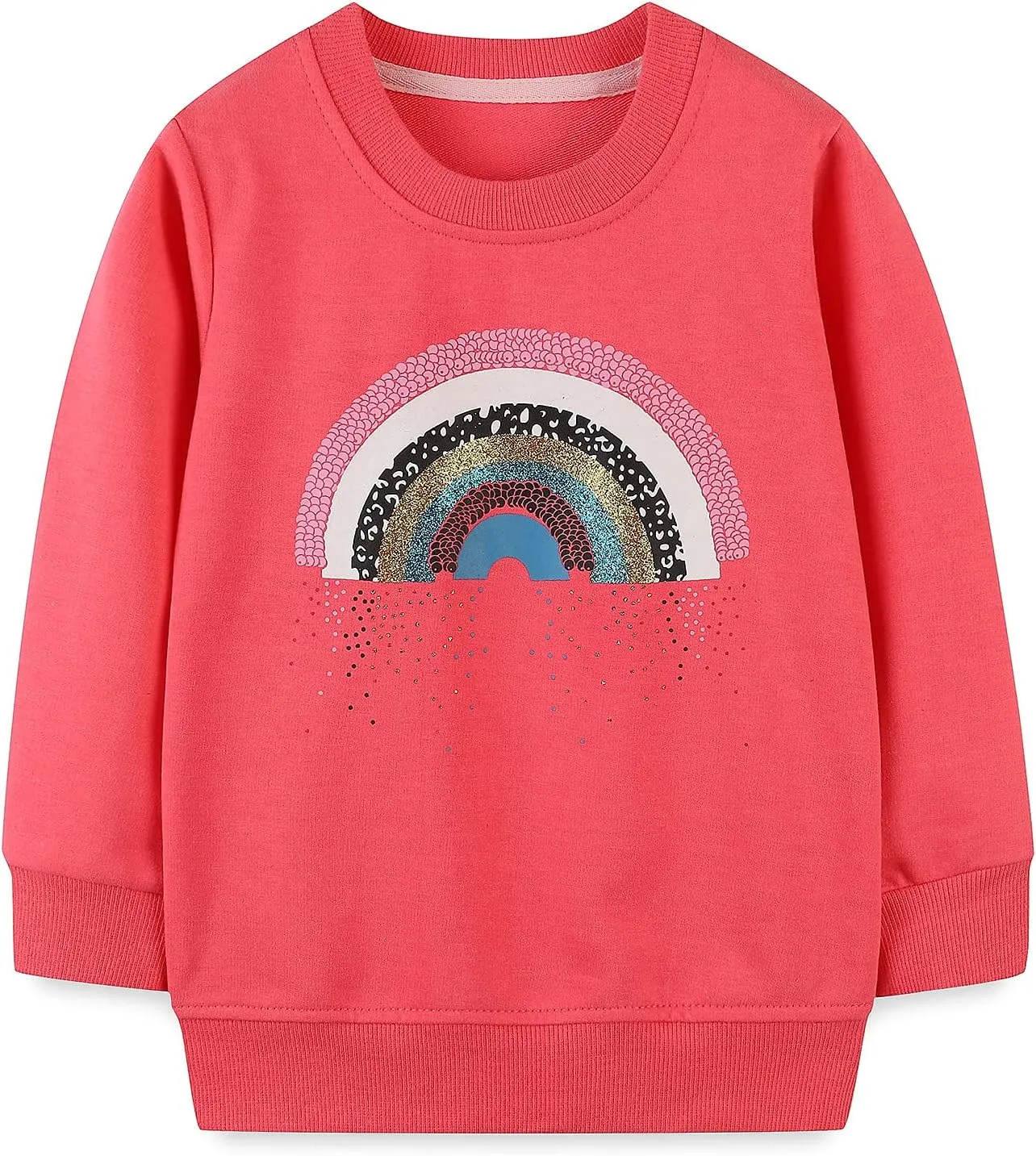Bumeex Toddler Girl Sweatshirt Clothes Outfit,Cotton Crewneck Christmas Clothing