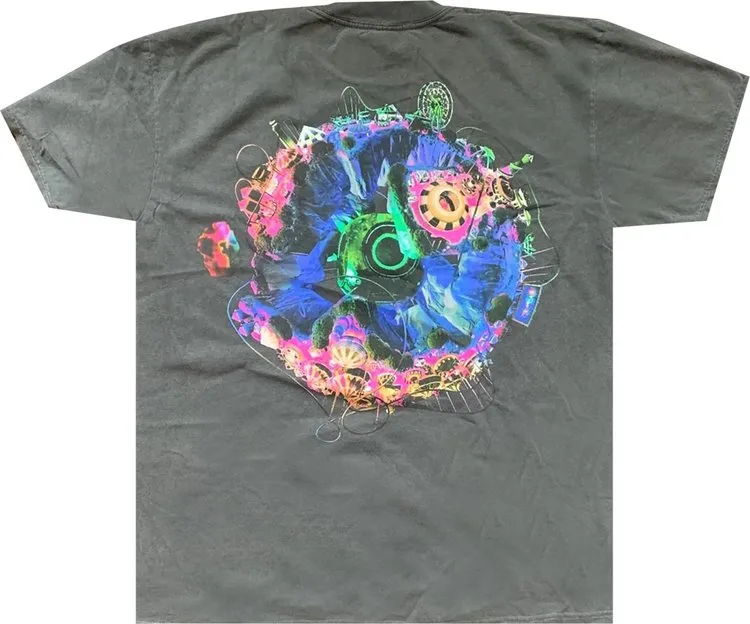 Cactus Jack by Travis Scott Back Bling T-Shirt 'Graphite', Gray