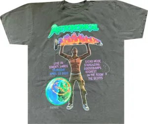 Cactus Jack by Travis Scott Back Bling T-Shirt 'Graphite', Gray