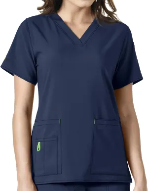 Carhartt Scrubs C12110 Women's Force Cross-Flex Modern Fit V-Neck Top