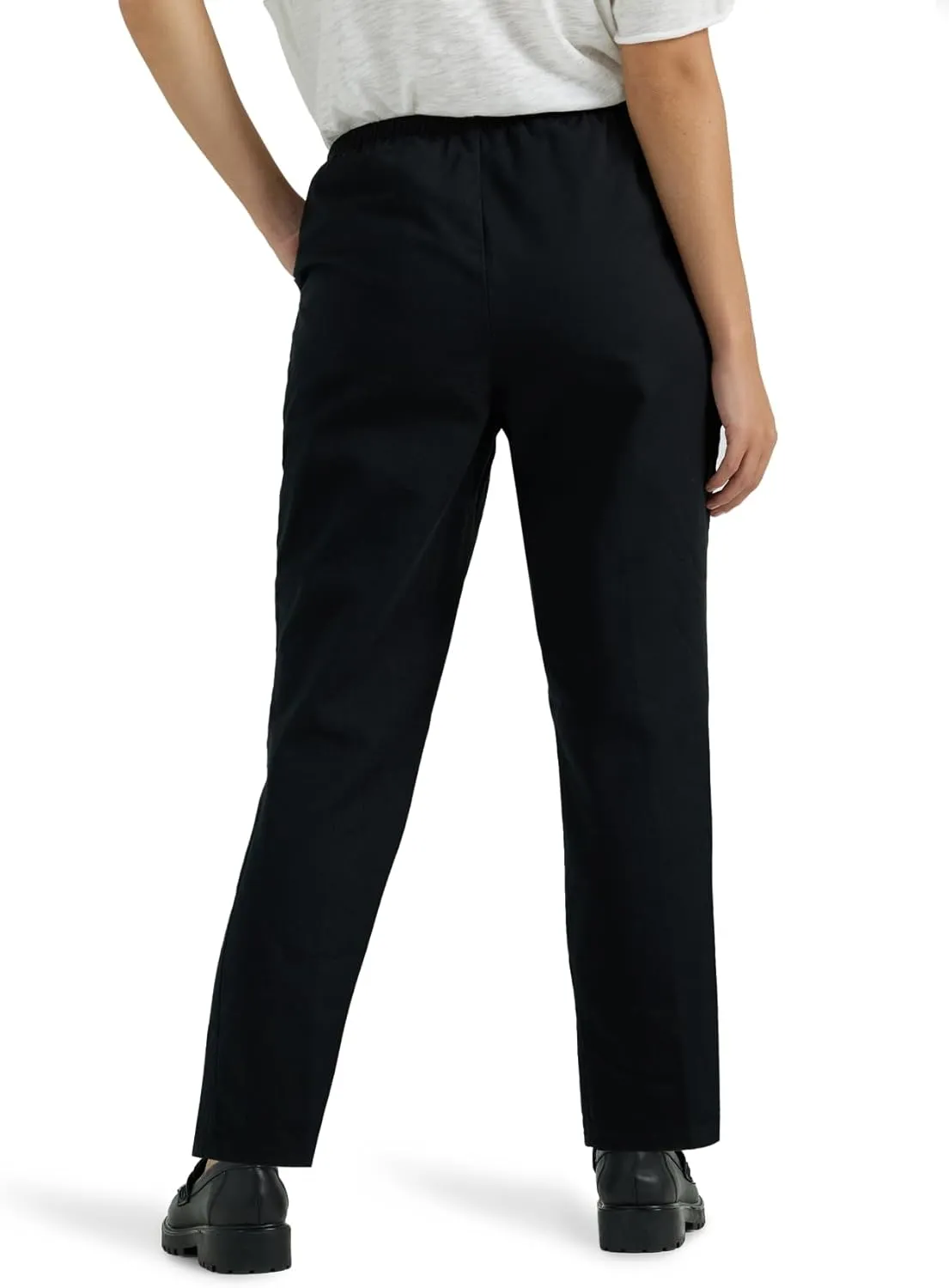 Chic Classic Collection Women's Cotton Pull-On Pant with Elastic Waist