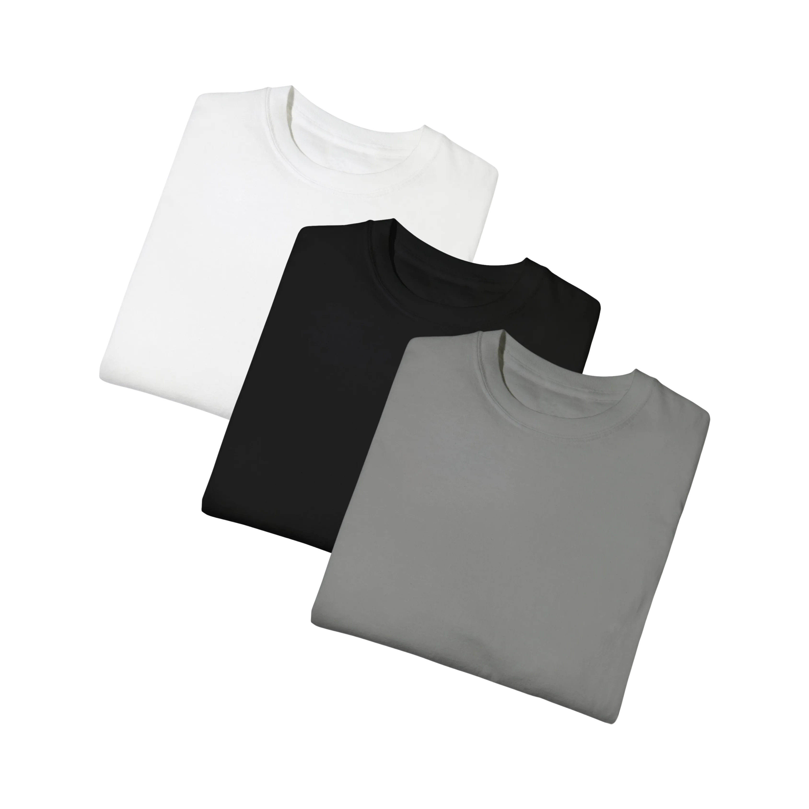 Classic Tee 3-Pack: Black, Charcoal, White