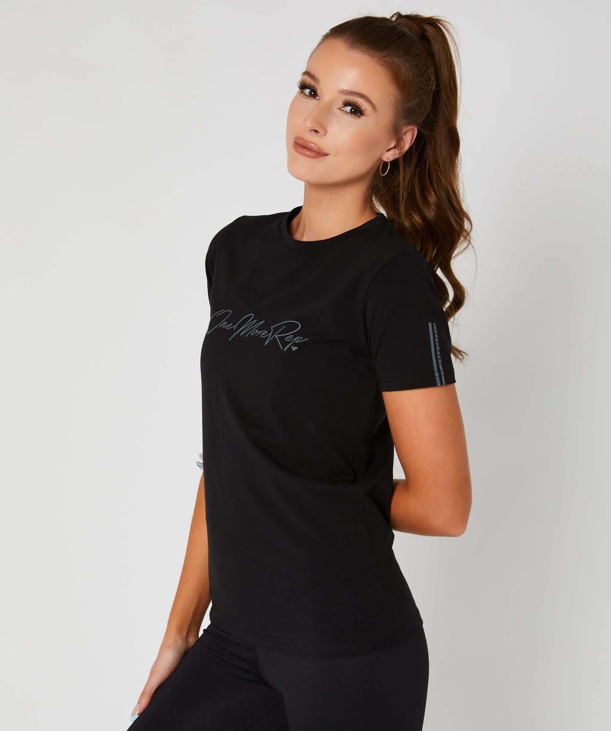 Core Fitted Tee Black