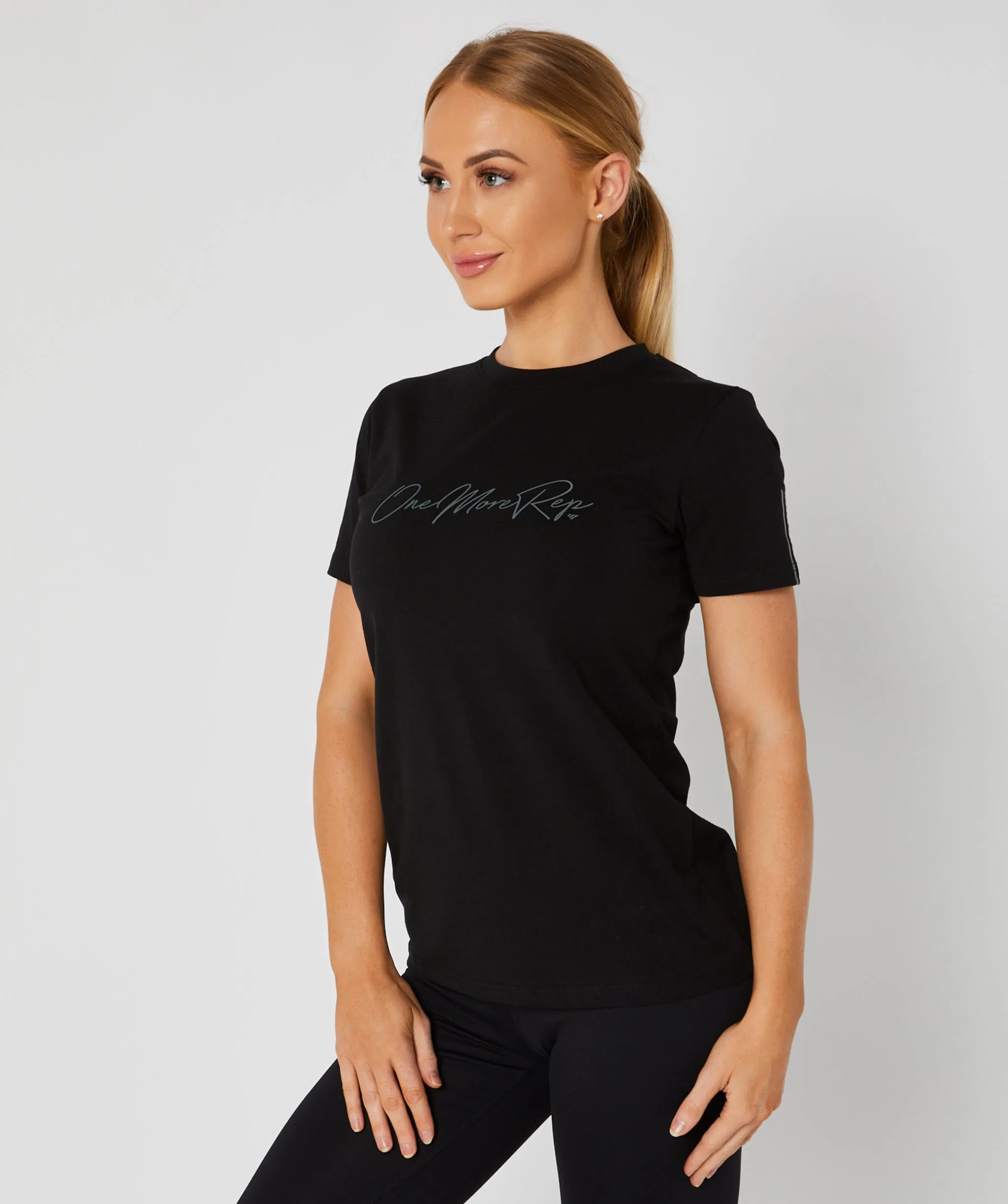 Core Fitted Tee Black