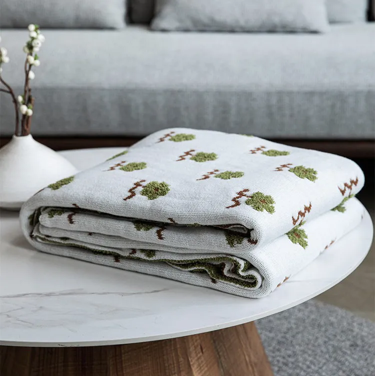 Cotton Jacquard Throw