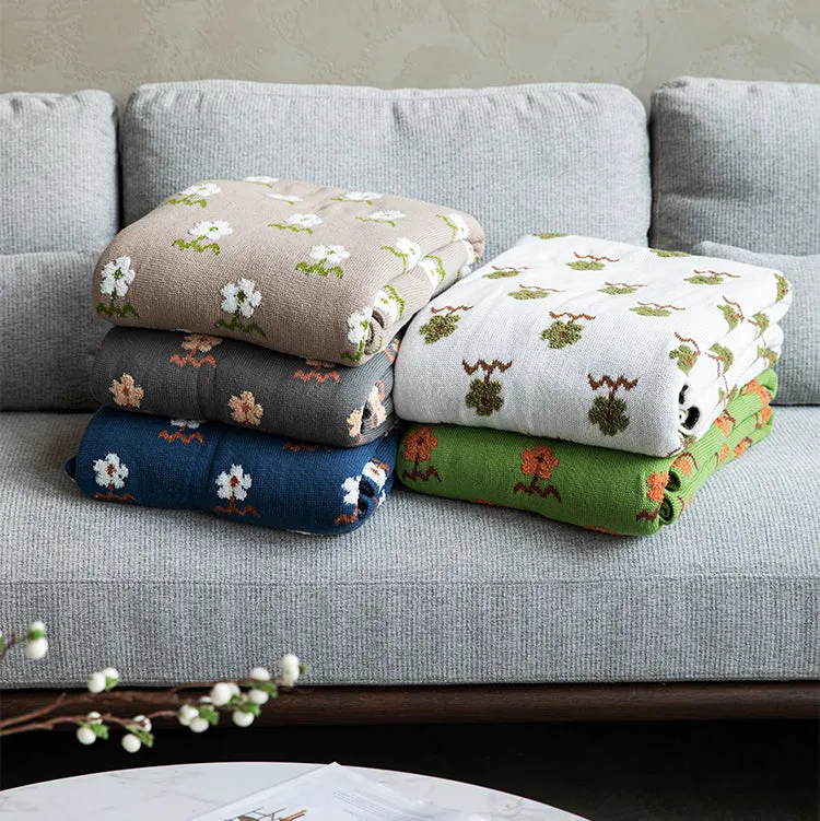 Cotton Jacquard Throw