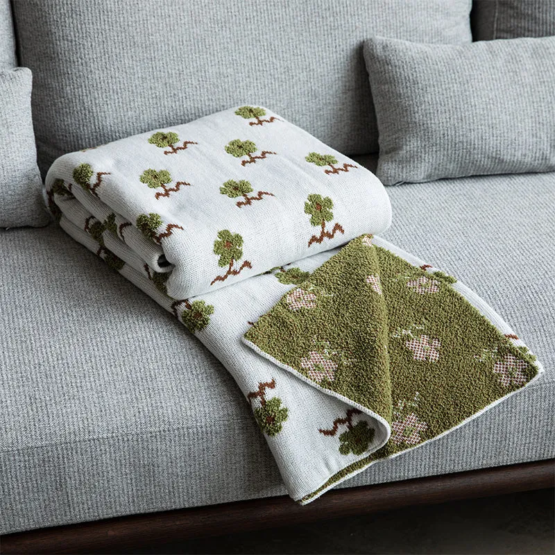 Cotton Jacquard Throw