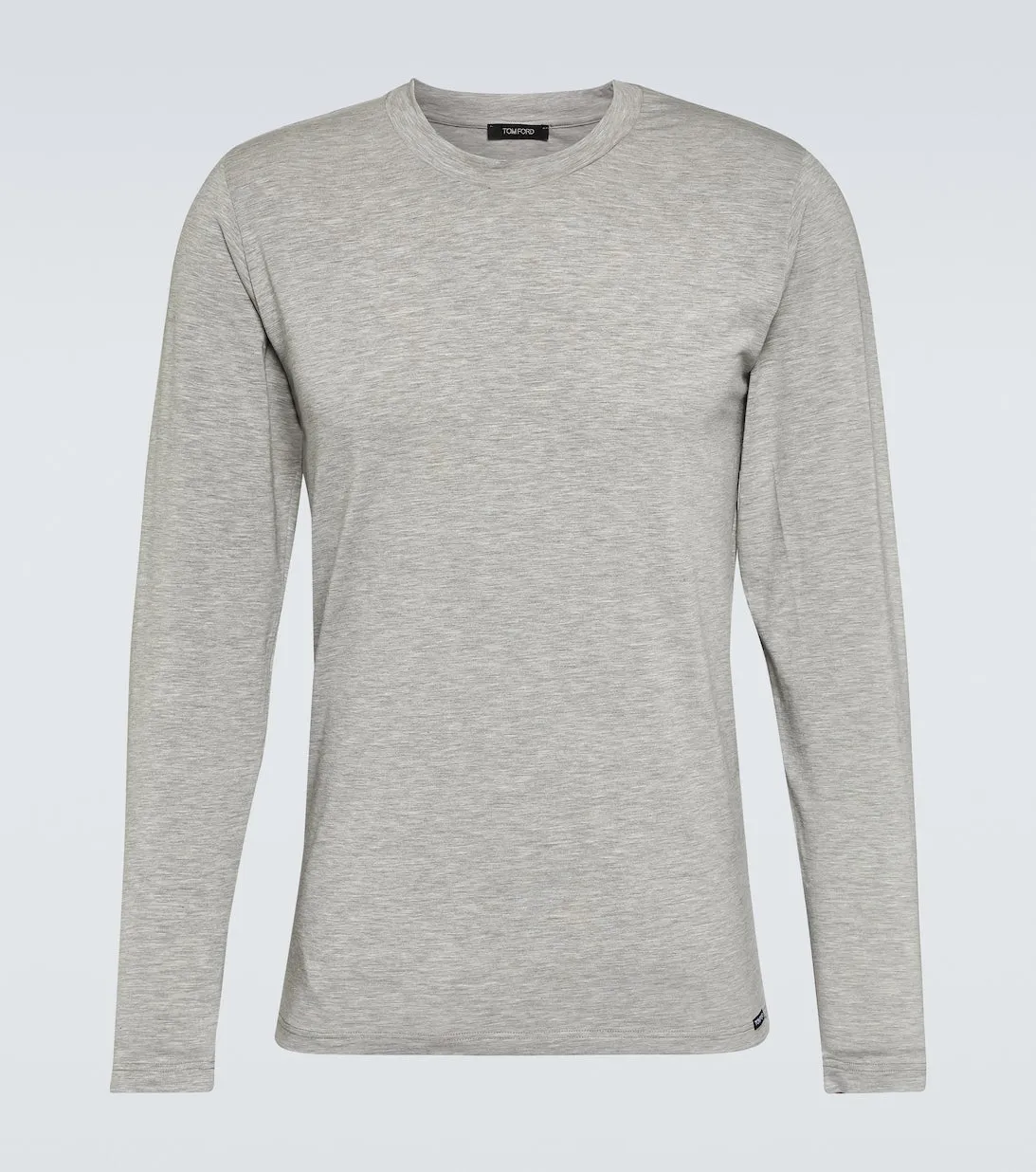 Cotton T-shirt Tom Ford, gray