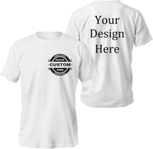 Custom t Shirts Design Your Own for Men & Women Personalized t Shirts Add Your Image Photo/Text Customized t Shirts