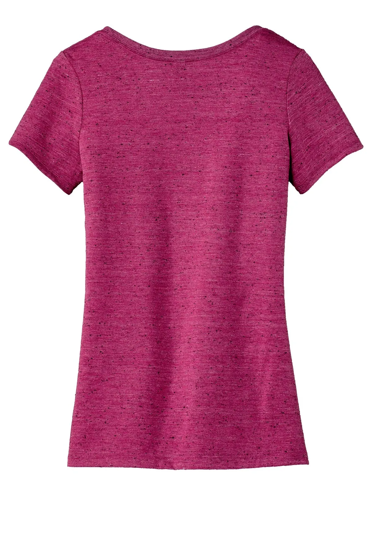 District Made Ladies Textured Scoop Tee. DM471
