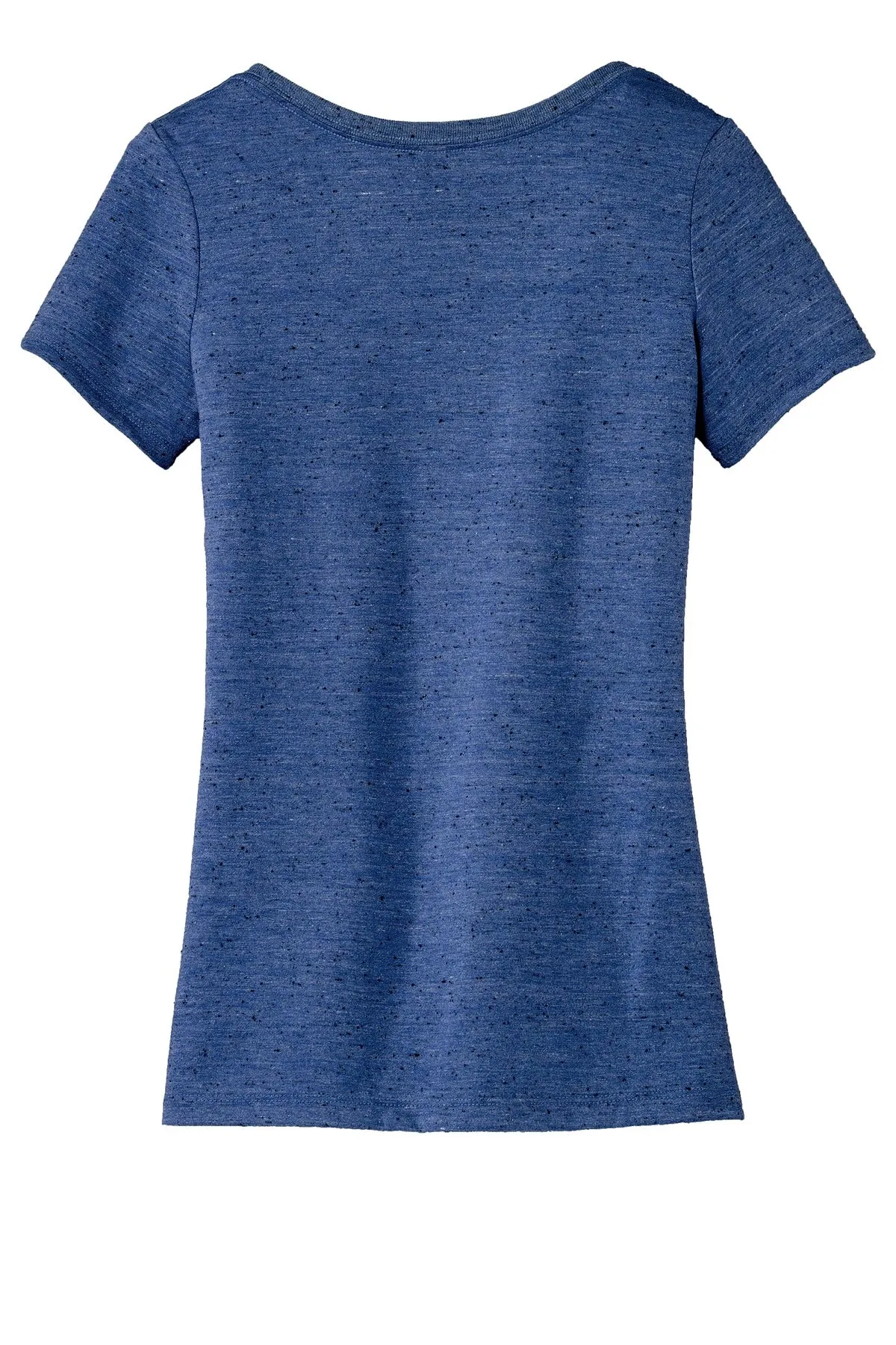 District Made Ladies Textured Scoop Tee. DM471