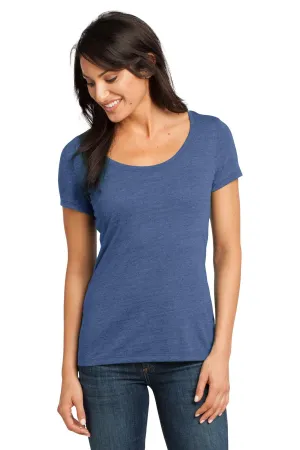District Made Ladies Textured Scoop Tee. DM471