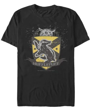 Fifth Sun Men's Harry Potter Quidditch Short Sleeve Crew Neck T-Shirt ,  black