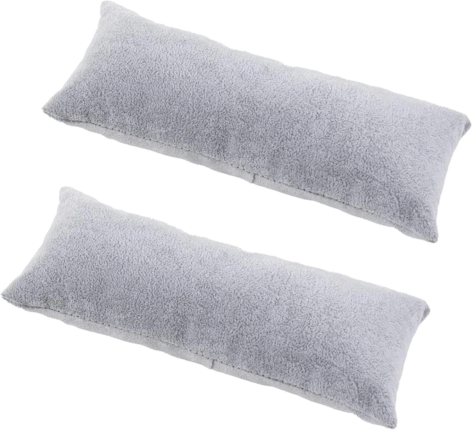 Framendino, 2 Pack Gray Long Watch Pillow Velvet Bracelet Bangle Cushions Display Pillows for Jewelry Show Organizer