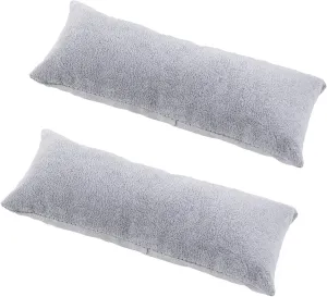 Framendino, 2 Pack Gray Long Watch Pillow Velvet Bracelet Bangle Cushions Display Pillows for Jewelry Show Organizer