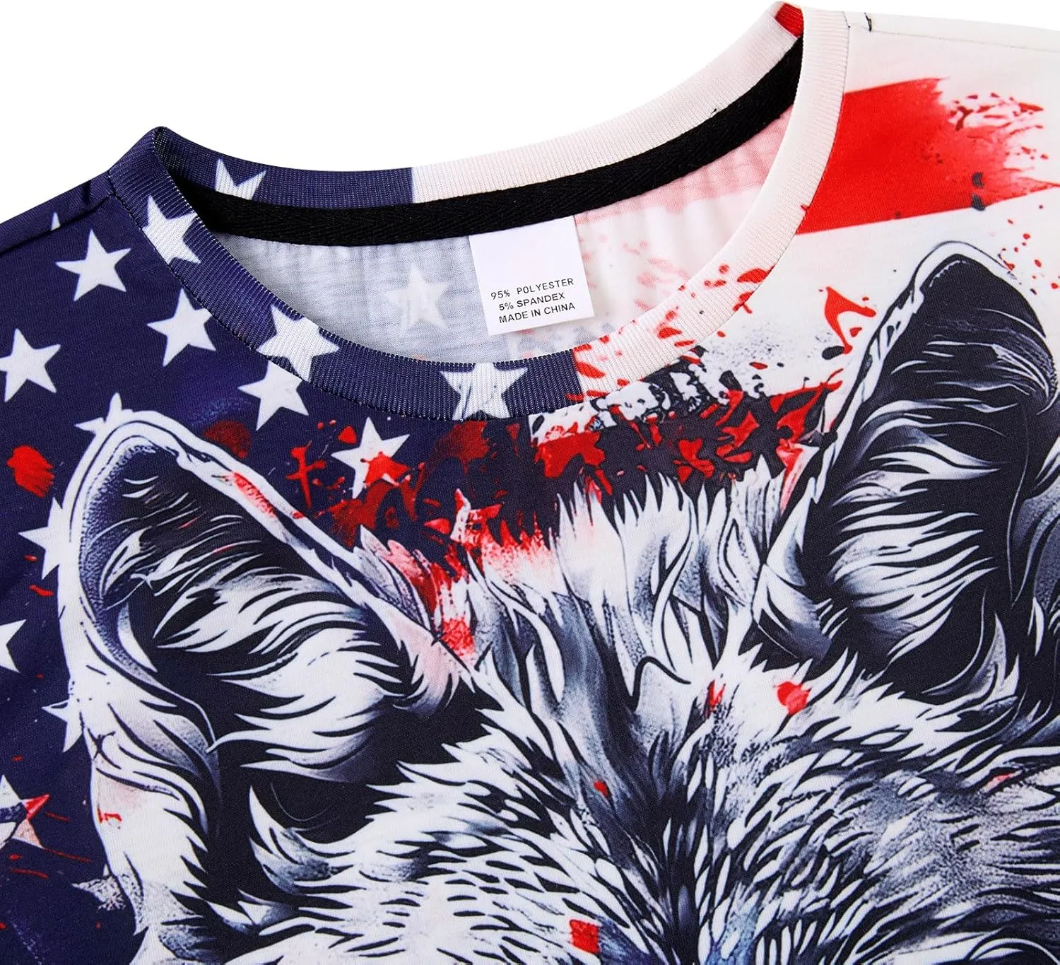 Funnycokid Boys Girls Shirts Graphic T-Shirt Neon Clothes Kids Novelty Youth Short Sleeve Animal Print Tees 4-16 Years