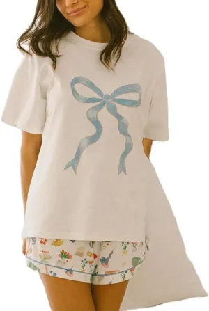 Graphic Shirts Teen Girls Women Short Sleeve Hawaii Cute Oversized Tops Y2k Lobster Coastal Aesthetic Vintage Tees