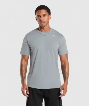 Gymshark Crest T-Shirt - Denim Grey