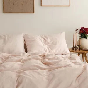 Hero Cotton Duvet Cover Set - Rose Pink