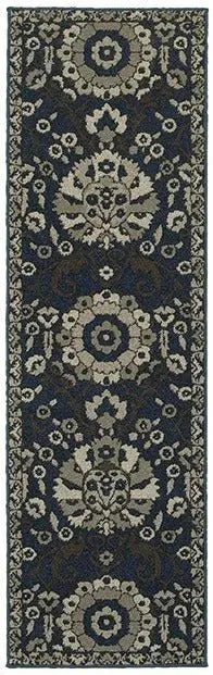 Highlands 6682A Midnight/ Beige Rug