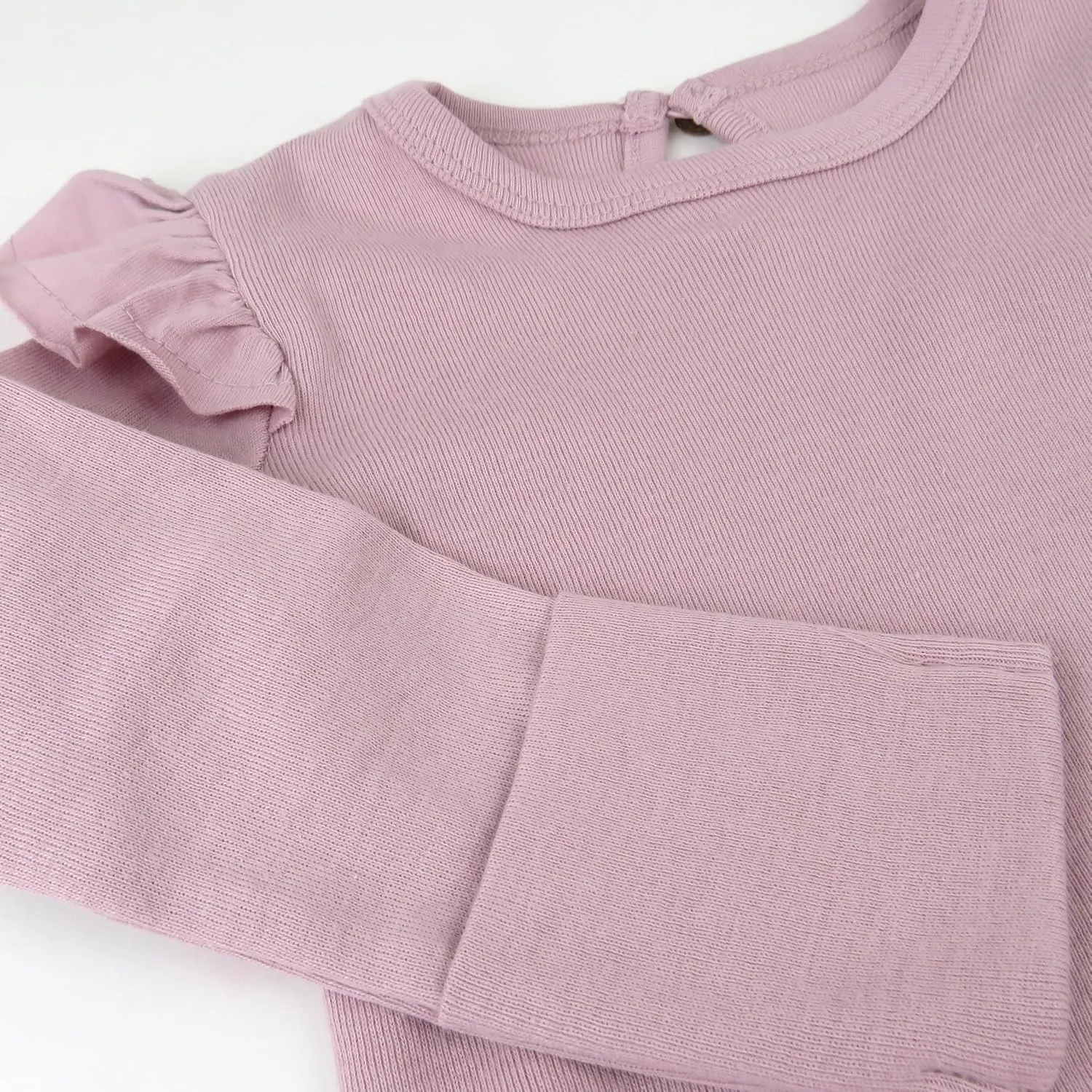 HonestBaby Long Sleeve Bodysuits Multipack Organic Cotton for Infant Baby Girls