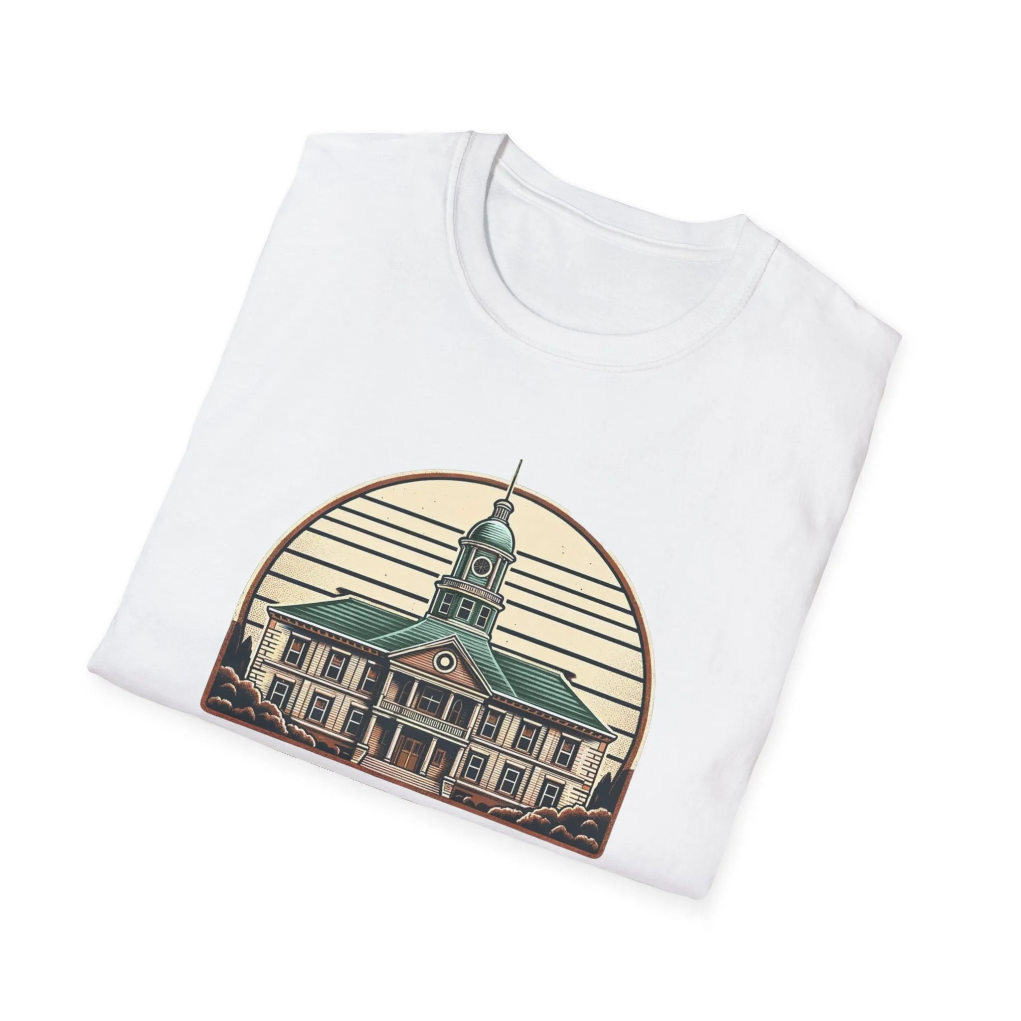 I live in Taunton  Courthouse Unisex Softstyle T-Shirt