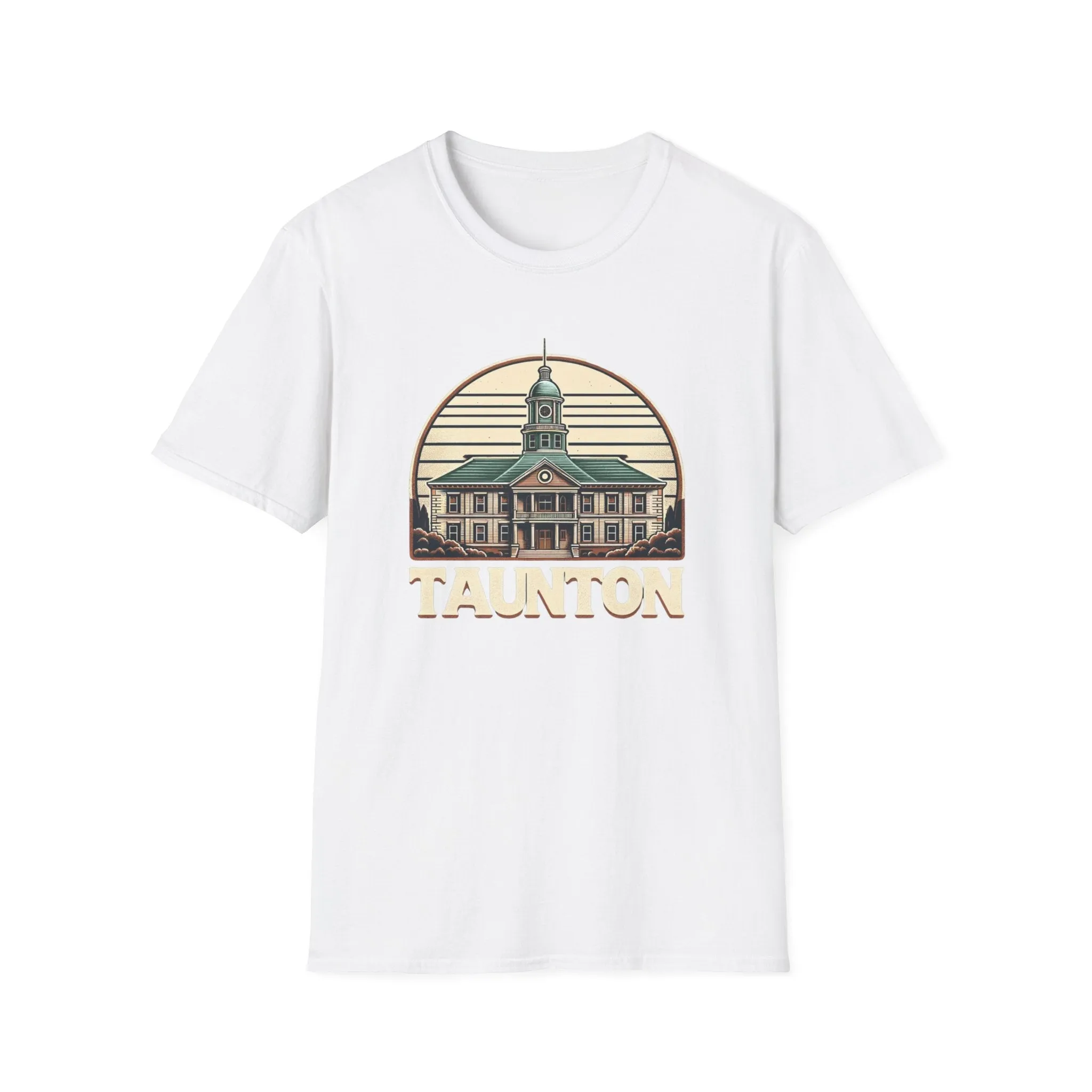 I live in Taunton  Courthouse Unisex Softstyle T-Shirt